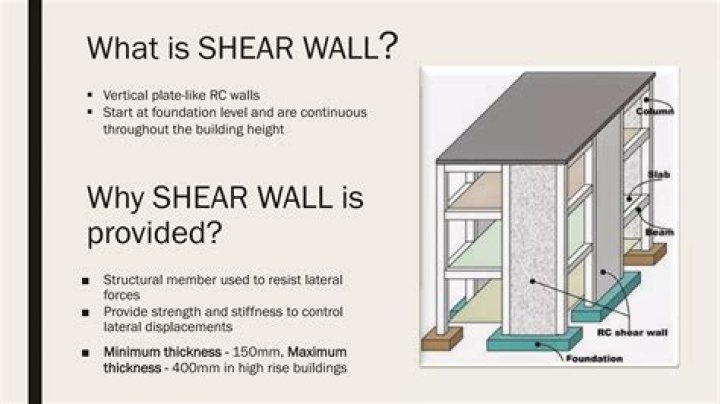 What is the difference between shear wall and bearing wall?