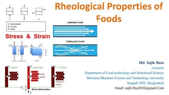 What is the meaning of rheological properties?