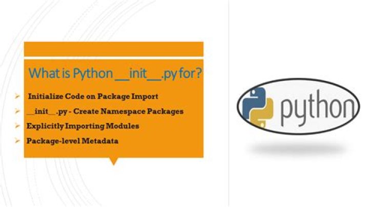 What is use of __ init __ in Python?
