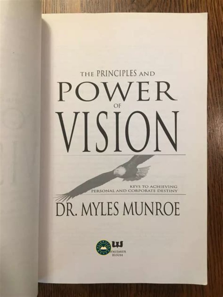 What is vision according to Myles Munroe?