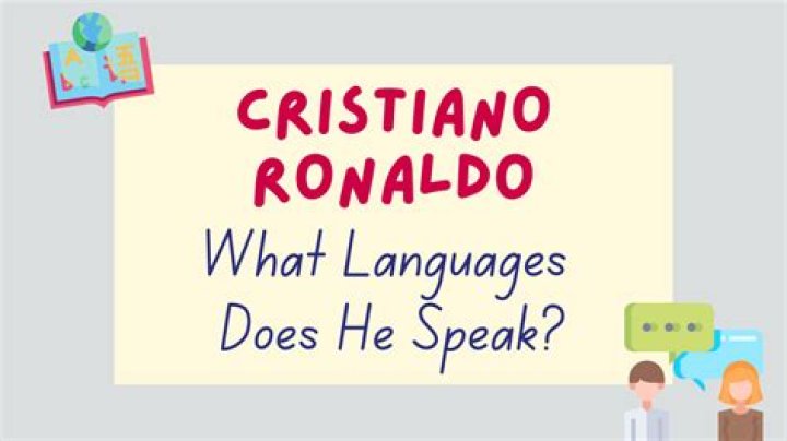 What languages Ronaldo speaks?