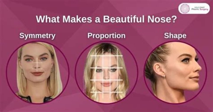 What makes a pretty nose?