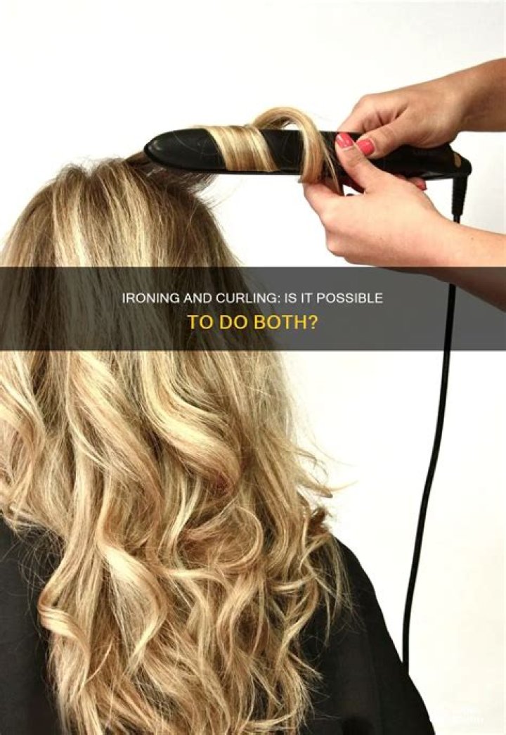 What should I put on my hair after flat ironing?
