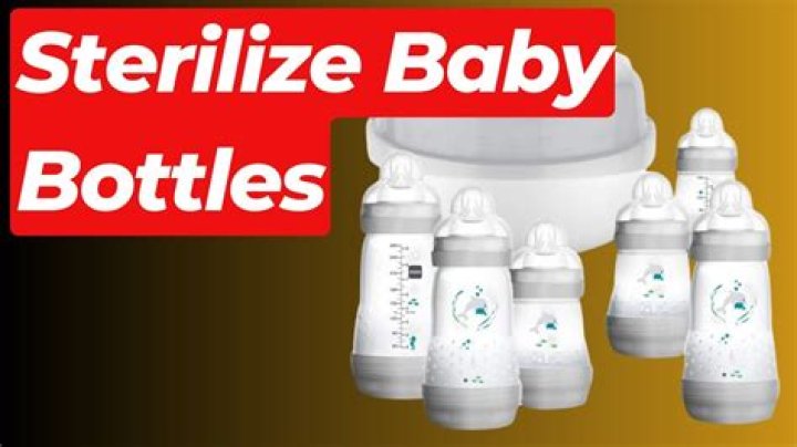 When can I stop sterilizing my babies bottles?