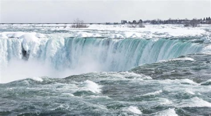 When was the last time Niagara Falls froze?