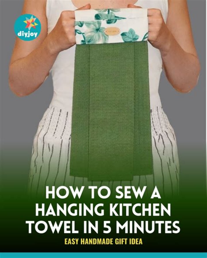Where do you put a tea towel?