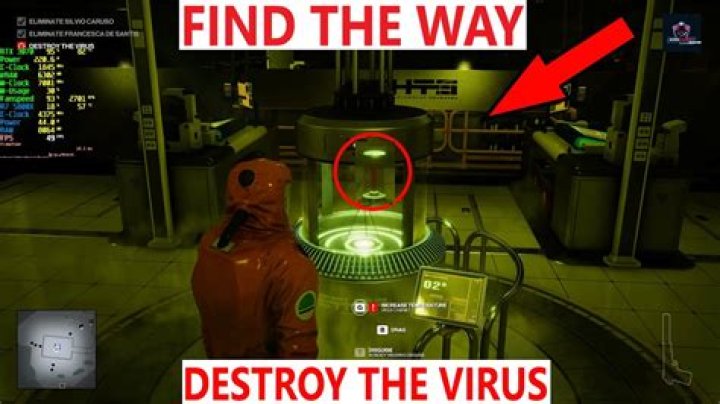 Where is the virus in HITMAN?