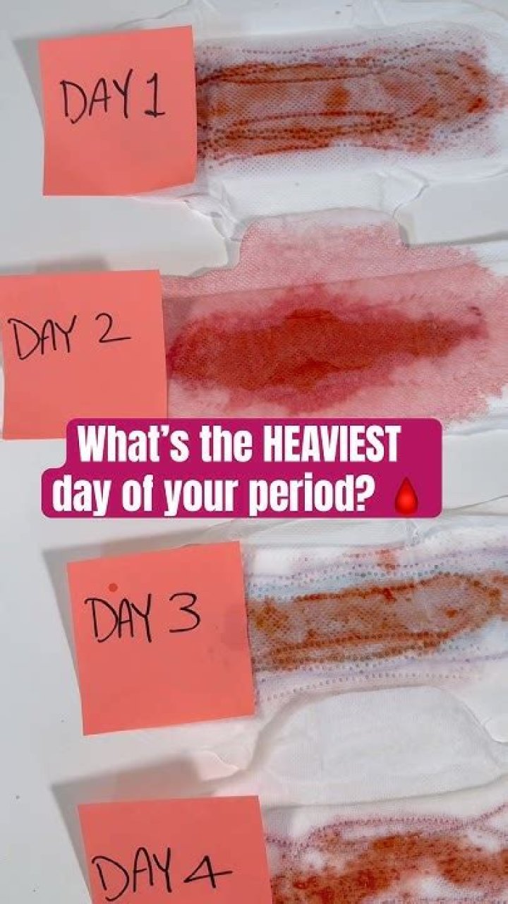 Which is the heaviest day of your period?