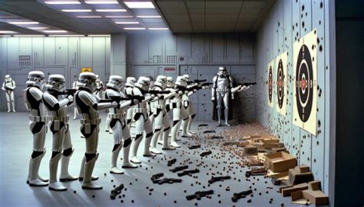 Why do stormtroopers always miss?