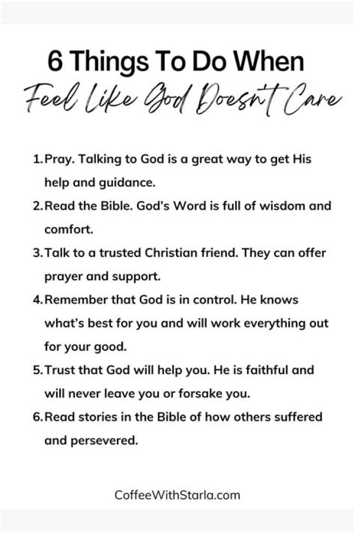 Why does it feel like God is not listening to me?