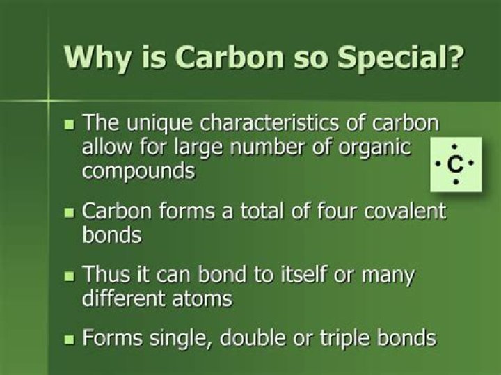 Why is carbon so special?