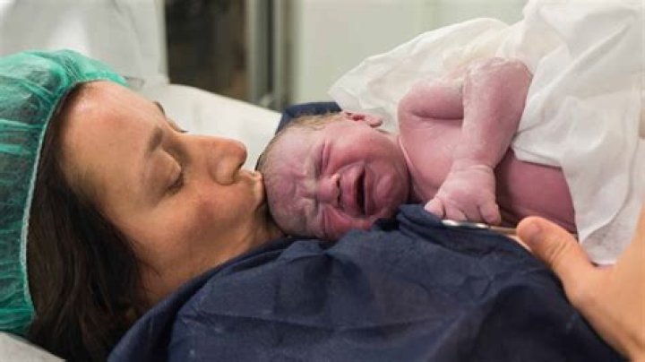Why is it important for a mother to see her newborn right after birth?